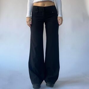Low Rise Flare Trousers IZ Byer Size Small